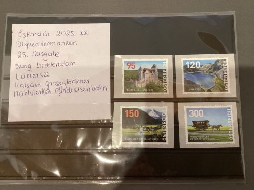 Österreich 2025  *Dispensermarken   23.Ausgabe