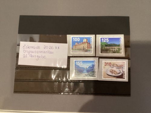 Österreich 2025  *Dispensermarken  26. Ausgabe