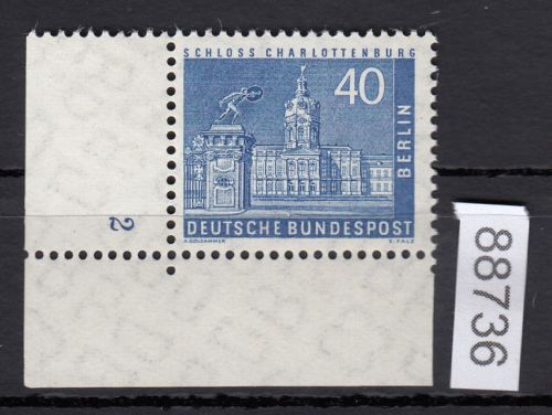 Berlin 1956, Mich.-Nr.: 149 v ** FN 2  Eckrand   gefiffelte  gummirung  Formnummer