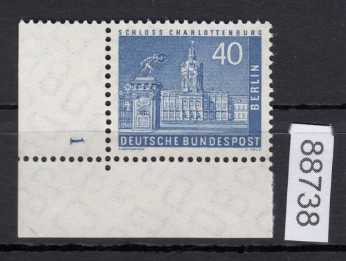 Berlin 1956, Mich.-Nr.: 149 w ** FN 1  Eckrand   glatte gummirung  Formnummer