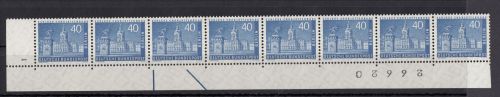 Berlin 1956, Mich.-Nr.: 149 w ** FN 1  Eckrand   glatte gummirung  Formnummer
