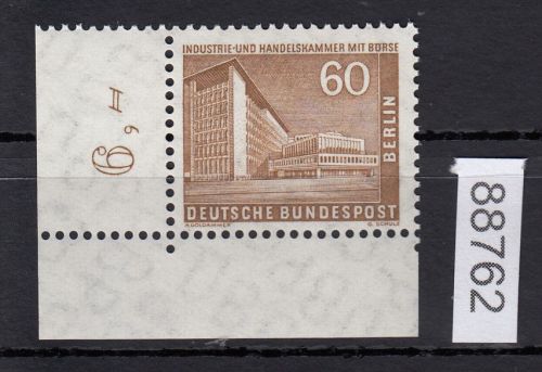 Berlin 1956, Mich.-Nr.: 151 w ** Eckrand   glatte  gummirung