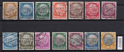 DR 1933, Mich.-Nr.: 482-495 gestempelt   LUXUS