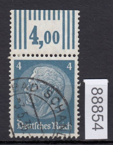 DR 1933, Mich.-Nr.: 514  gestempelt Oberrand