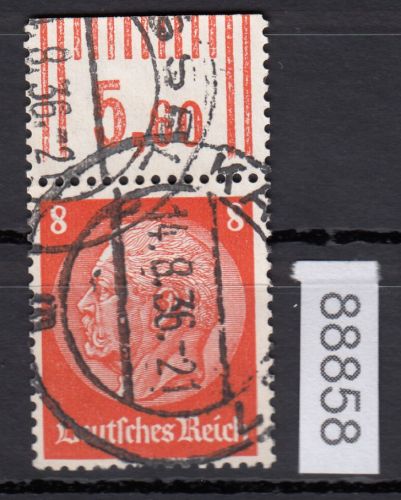 DR 1933, Mich.-Nr.: 517  gestempelt Oberrand