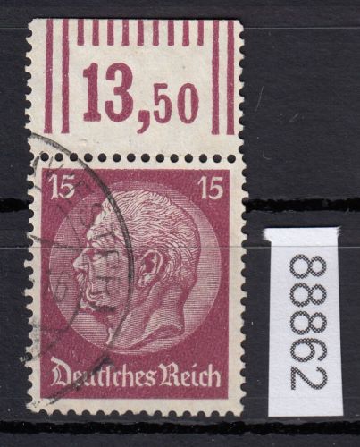 DR 1933, Mich.-Nr.: 520  gestempelt Oberrand