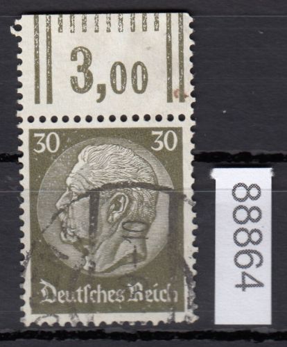 DR 1933, Mich.-Nr.: 523  gestempelt Oberrand