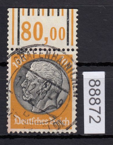 DR 1933, Mich.-Nr.: 528  gestempelt Oberrand