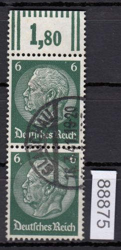 DR 1933, Mich.-Nr.: 516  gestempelt Oberrand