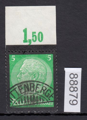 DR 1934, Mich.-Nr.: 549  gestempelt Oberrand