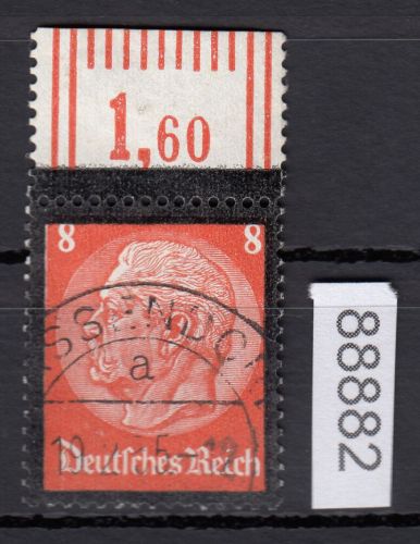 DR 1934, Mich.-Nr.: 551  gestempelt Oberrand