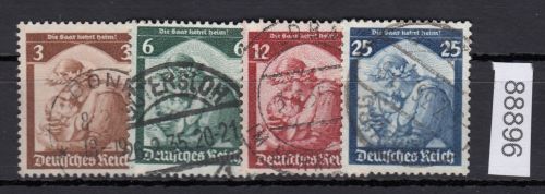 DR 1935, Mich.-Nr.: 565-568 gestempelt
