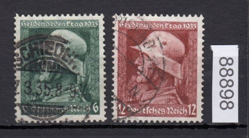 DR 1935, Mich.-Nr.: 569+570 X gestempelt