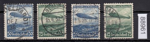 DR 1936, Mich.-Nr.: 606-607  X+Y gestempelt