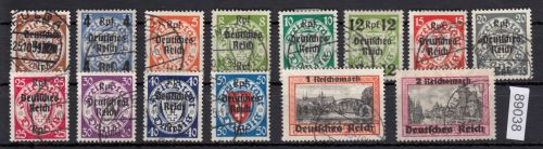 DR 1939, Mich.-Nr.: 716-729 gestempelt