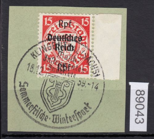DR 1939, Mich.-Nr.: 719 gestempelt Luxus