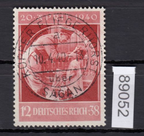 DR 1940, Mich.-Nr.: 744 gestempelt Zentrisch Luxus