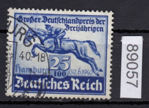 DR 1940, Mich.-Nr.: 746 gestempelt   Deutsches Derby    Hamburg