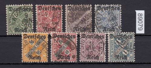 DR Dienst 1923, Mich.-Nr.:D 75 Y  gestempelt geprüft