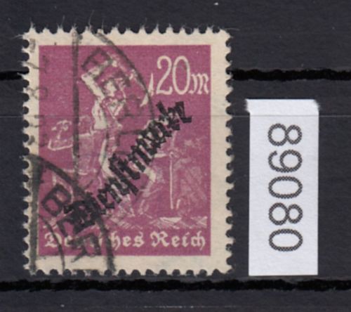 DR Dienst 1923, Mich.-Nr.:D 88  gestempelt geprüft