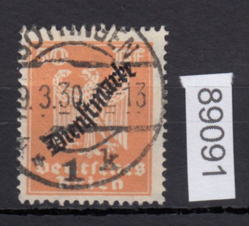DR Dienst 1924, Mich.-Nr.:D 111  gestempelt  Luxus  Zentrisch