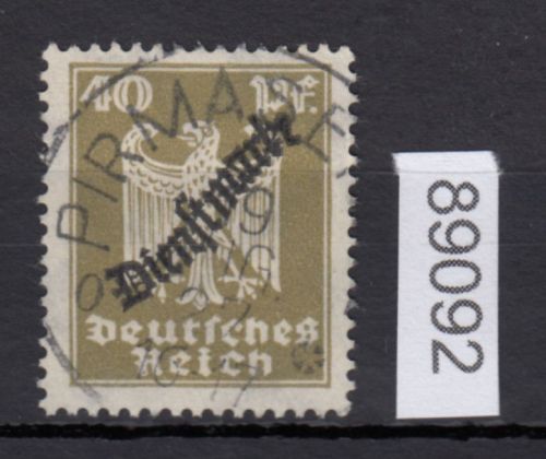 DR Dienst 1924, Mich.-Nr.:D 110  gestempelt  Luxus  Zentrisch