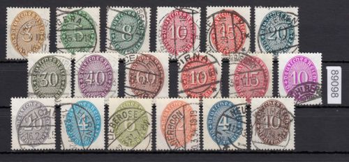 DR Dienst 1927, Mich.-Nr.:D 114-31  gestempelt