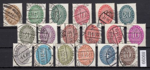 DR Dienst 1927, Mich.-Nr.:D 114-31  gestempelt