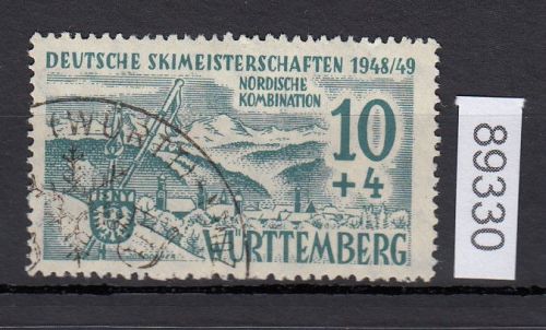 Alliierte Franz. Zone Württemberg Mi. Nr. 38 x V gestempelt  geprüft