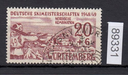 Alliierte Franz. Zone Württemberg Mi. Nr. 39 x V gestempelt  geprüft