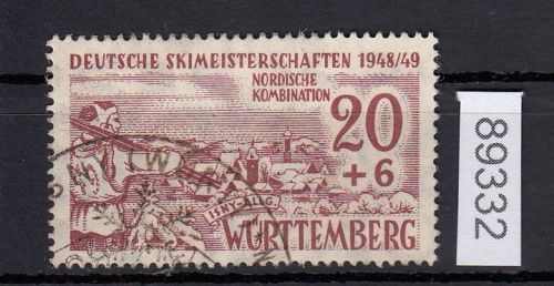 Alliierte Franz. Zone Württemberg Mi. Nr. 39 x I gestempelt  geprüft