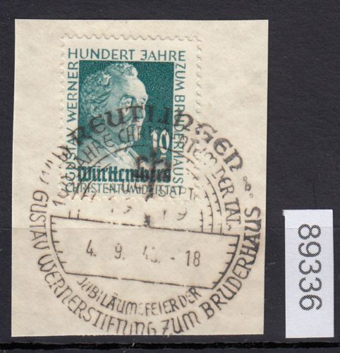 Alliierte Franz. Zone Württemberg Mi. Nr. 47 gestempelt  geprüft