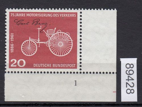 Bund 1961, Mich.-Nr.: 364 ** FN  1 Eckrand Formnummer