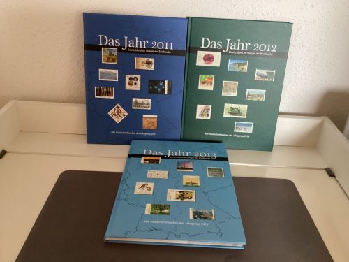 Deutsche Post Jahrbuch Chronik 3 Stück 2011-13 A4 ohne Marken leer