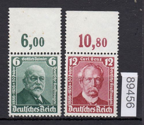 DR 1936, Mich.-Nr.: 604+605 **   Oberrand