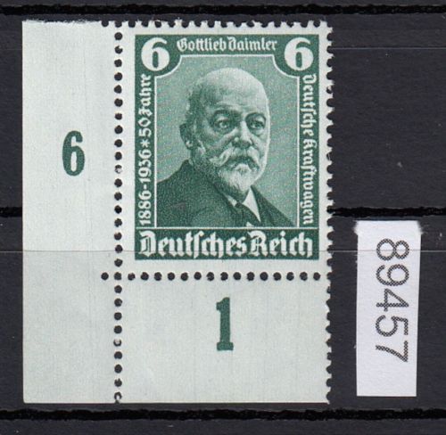 DR 1936, Mich.-Nr.: 604 **   Eckrand