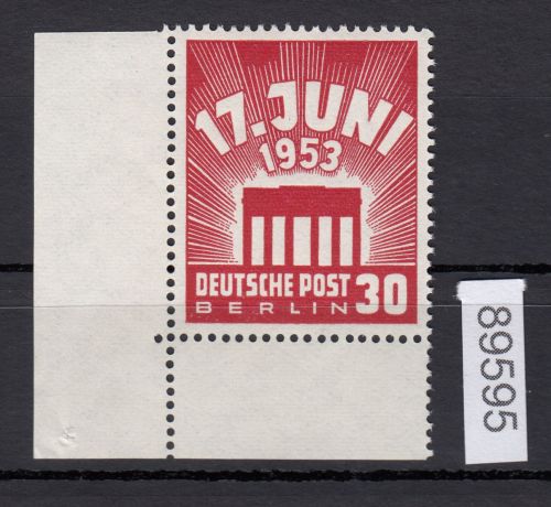 Berlin 1953, Mich.-Nr.: 111 ** Eckrand