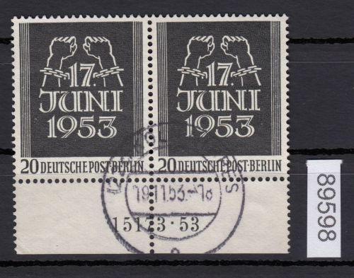 Berlin 1953, Mich.-Nr.: 110 gestempelt HAN