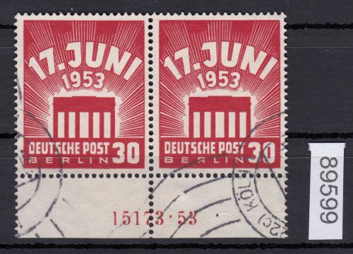 Berlin 1953, Mich.-Nr.: 111 gestempelt HAN