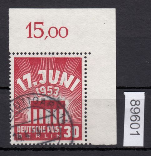 Berlin 1953, Mich.-Nr.: 111 gestempelt Eckrand