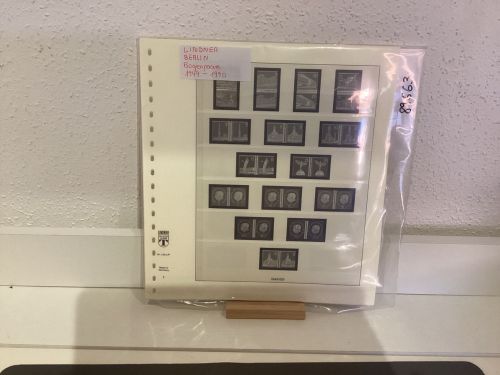 Lindner Berlin Bogenpaare 1949-1990 Vordrucke mit Klemmtaschen gebraucht