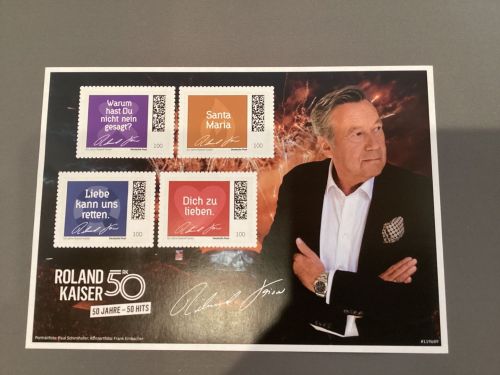 Bund 2024  ** Autogramm Briefmarken Roland Kaiser SK Marken postfrisch