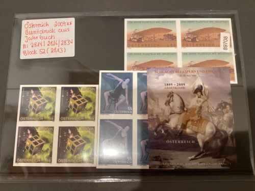 Österreich 2009 Buntdruck  aus Jahrbuch postfrisch