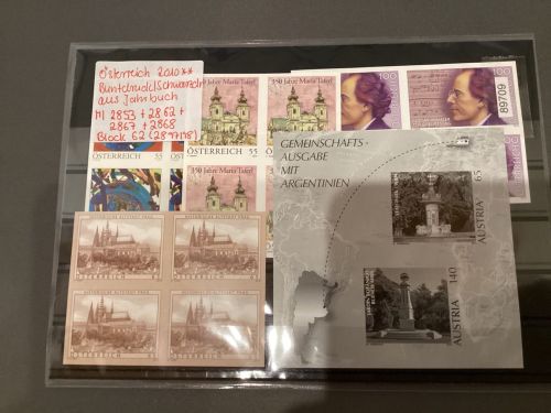Österreich 2010 Buntdruck  aus Jahrbuch postfrisch