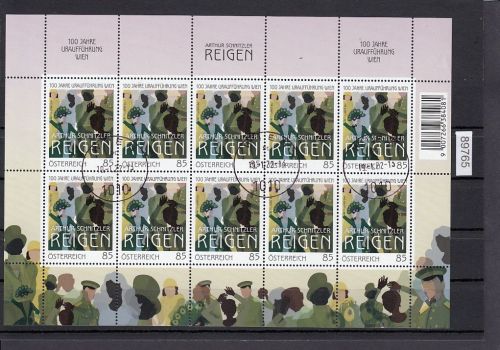 Österreich 2021, Mich.-Nr.: 3612 gestempelt Kleinbogen