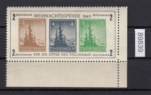 SBZ  1945 Mi.-Nr.:  Block 1 x **   lesen