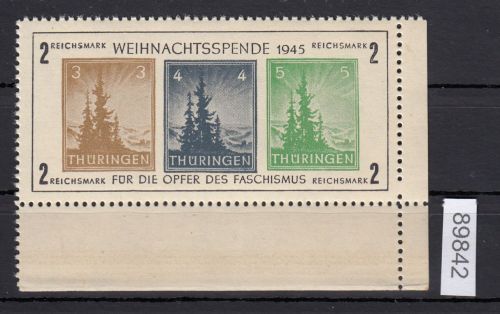 SBZ  1945 Mi.-Nr.:  Block 1 x **