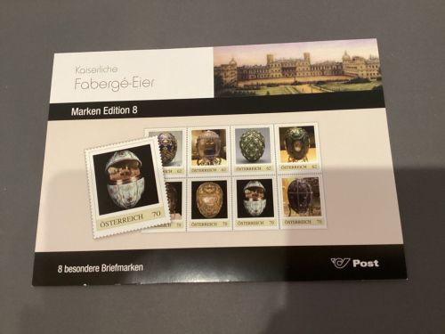 Österreich  2013 Marken Edition 8 „ Fabergé - Eier „ 8 Marken postfrisch