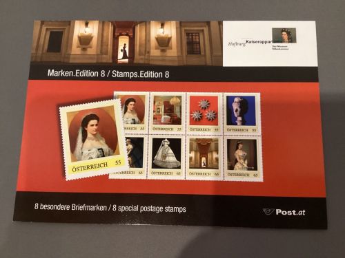 Österreich  Marken Edition 8 „ Sisi  „ 8 Marken postfrisch