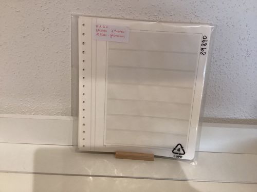 KABE  Blancoblätter  Leinengelenk 15 Stück  7 Taschen gebraucht
